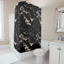 Search for rose gold marble shower curtains Elegant