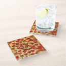 Search for autumn leaf coasters Rustic