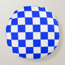 Search for blue check pillows Blue and white
