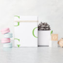 Recherche de vert et blanc papier cadeau Pour elle
