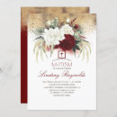 Search for red and white invitations Gold