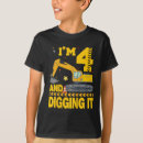 Search for excavator kids tshirts 4th birthday