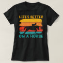 Search for horse lover womens tshirts Equestrian