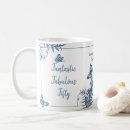 Search for floral blue mugs Butterfly