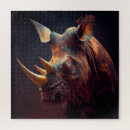 Recherche de rhinoceros puzzles Animal