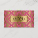 Recherche de or rose moderne cartes visite Abstrait