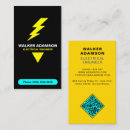 Search for electrical wiring business cards Electric company