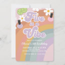 Search for round birthday invitations Retro