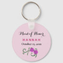 Search for maid of honour keychains Floral