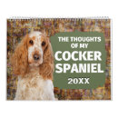 Search for spaniel calendars Dog lover