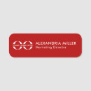 Search for red name tags Modern professional elegant classic