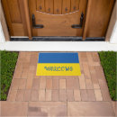 Search for blue yellow doormats Country