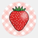 Search for cute strawberry stickers Gingham