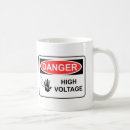 Recherche de haute tension tasses Danger