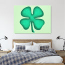 Search for saint patrick canvas prints Four leaf clover