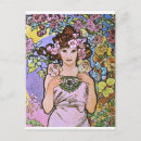 Search for alphonse mucha girl postcards Alfons