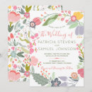 Recherche de coloré mariage invitations Tiré à main
