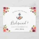 Search for destination wedding bridesmaid cards Will you be my