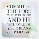 Recherche de proverbes 3 autocollants Chrétien