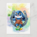 Recherche de fers à cheval cartes postales Bleu