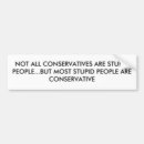Search for stupid people bumper stickers Political