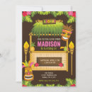 Search for coconut birthday invitations Beach party