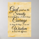 Search for god grant me the serenity posters Wisdom