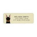 Search for doberman pinscher return address labels Puppy