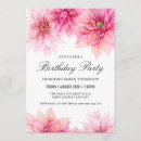 Recherche de dahlia rose invitations Girly