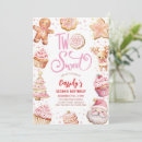 Search for two sweet birthday invitations Girl 2nd