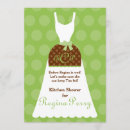 Search for apron kitchen shower invitations Bride