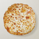Recherche de nourriture drôle coussins Pizza