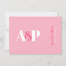 Search for monogram horizontal 4x6 invitations Bold