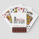 Search for christmas playing cards Merry and bright