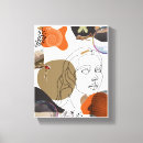 Search for abstract woman face canvas prints Minimalist