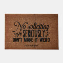 Search for no soliciting doormats Typography
