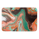 Search for teal and brown bathroom accessories Green