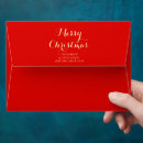 Search for christmas envelopes Typography