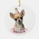 Search for chihuahua ornaments Watercolor