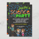 Search for mad scientist birthday invitations Colourful