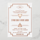 Recherche de art deco wedding invitations Rétro