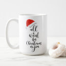 Search for all i want for christmas mugs Black
