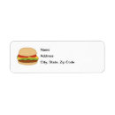 Search for burger return address labels Picnic