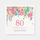 Search for pastel floral napkins Birthday