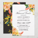 Search for peach rehearsal dinner invitations Flowers