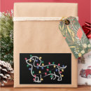 Recherche de noël teckel autocollants Vacances