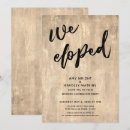 Recherche de rustic elopement invitations Pour eux