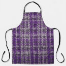 Search for purple background aprons Chequered