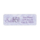 Search for sparkle glitter return address labels Purple