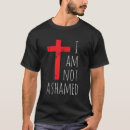 Search for christian cross tshirts Red